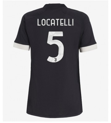 Juventus Manuel Locatelli #5 Tredje Tröja Dam 2023-24 Kortärmad